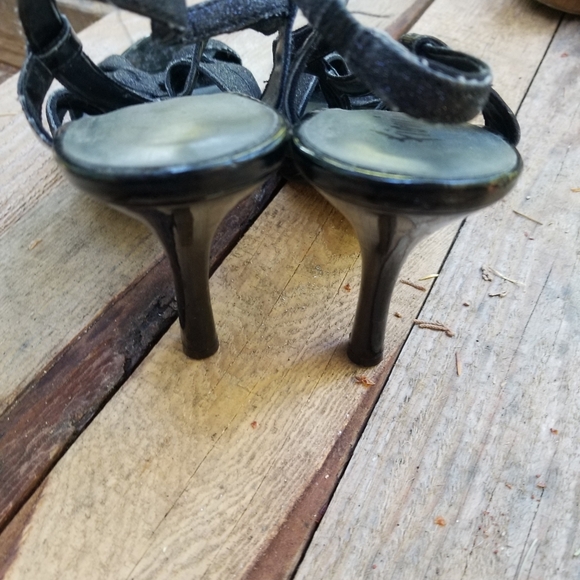Size 10 Sparkle High Heel platform shoes Fioni Night ladies straps buckles - Picture 2 of 13